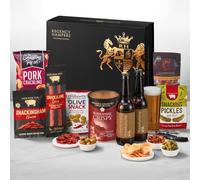 Ale Hamper with Hawkstone IPA - Pub Snacks Gift Set with Craft Ales, Pork Crackling, Chorizo, Salami, Crisps, Cashews - Celebratory Beer Gift Baskets for Men, from Regency Hampers
