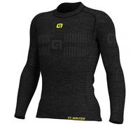 Alé - Intimo Wool L/S Baselayer - Merino base layer size S/M, black