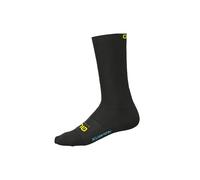 ALE Klimatik Cycling Socks 22cm - Black/Yellow, Performance Fit, L09140118