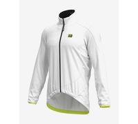 Alé Light Pack Thin Jacket White Green - XS