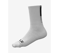 Alé Cycling Unisex Light 16cm Cycling Socks, White, Large (EU 44-47)