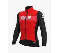 Alé Logo Long Sleeve Jersey Red Black - M