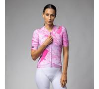 ALE Marble Pr-E Womens Short Sleeeve Cycling Jersey Fucsia