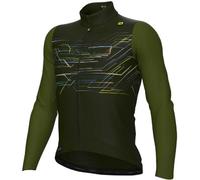 ALE Megabyte Pr-E Long Sleeve Jersey Army Green
