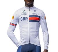 ALE' Men's British Cycling Official Prime Long Sleeve Cycling Jersey (Pack of 1)