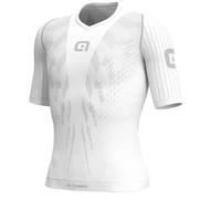 ALE Mens Cycling Base Layer - Pro Race Intimo - Short Sleeve, White L18140018