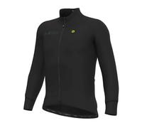 ALE Mens Cycling Jacket - Fondo 2.0 Solid - Thermal, Long Sleeve, Black