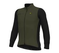 ALE Mens Cycling Jacket - Fondo 2.0 Solid - Thermal, Long Sleeve, Green