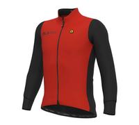ALE Mens Cycling Jacket - Fondo 2.0 Solid - Thermal, Long Sleeve, Red