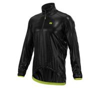 ALE Mens Cycling Jacket - Light Pack Shell Black - Winter, Long Sleeve L15040119