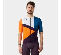 Alé Men's Pragma Next Short Sleeve Cycling Jersey, Orange, M