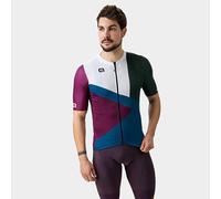 Alé Men's Pragma Next Short Sleeve Cycling Jersey, Purple, XL