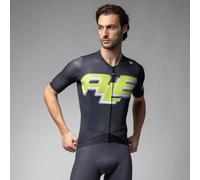 ALE Mens Cycling Jersey - Sauvage PR-E - Short Sleeve, Black, L25053401