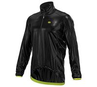 Alé Men's Guscio Light Pack Ale' Jacket, Black, XXL
