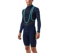 Alé Men's Klimatik K-Atmo Water Repellent Bib Shorts, Navy Blue, 3XL
