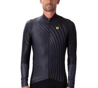 Alé Men's PR.R Green Digital Long Sleeve Cyling Jersey, Black, 4XL
