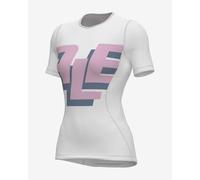 Alé Multiverse Short Sleeve Base Layer Top White Pink Women - S