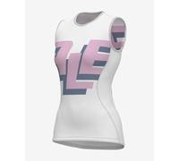 Alé Multiverse Sleeveless Base Layer Top White Pink Women - XS