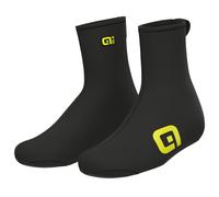 ALE Neoprene Cycling Overshoes / Shoe Covers - Black/Yellow, X-Small (EU 34-36)