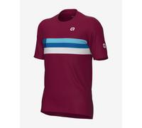 Alé Off-Road E-Bike Regulator Short Sleeve Jersey Burgundy Light Blue - S