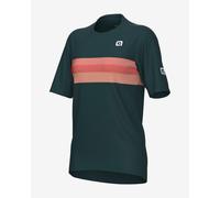 Alé Off-Road E-Bike Regulator Short Sleeve Jersey Leaf Green Pink Women - M