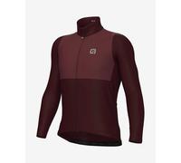 Alé, Off Road Gravel Dual, long sleeve jersey, dark red - L