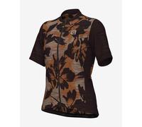 Alé Off-Road Gravel Sunrise Short Sleeve Jersey Brown Orange Women - S