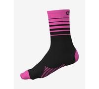 Alé One Socks Fluorescent Pink Black - L