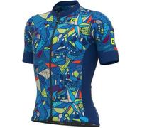 ALE Over Pragma Short Sleeve Jersey Blue