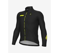 Alé, PR.E Follow Me, long sleeve jersey, deep black, yellow - M