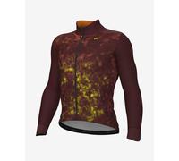 Alé PR.E Ghostly Jacket dark brown yellow - S