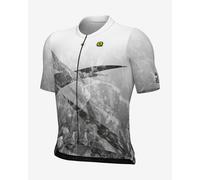 Alé PR-E Quartz short sleeve Jersey white grey - L