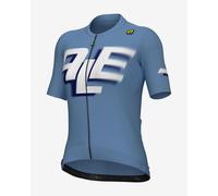 Alé PR-E Sauvage short sleeve Jersey light blue white logo Women - L