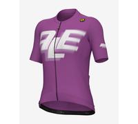 Alé PR-E Sauvage short sleeve Jersey lilac white logo Women - M