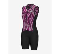 Alé PRAGMA Art Short Full Suit Pink Black Women - L