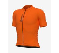 Alé Cycling Men's Pragma Colour Block Short Sleeve Jersey, Orange, XL