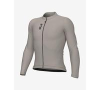 Alé Cycling Men's Pragma Colour Block Off-Road Long Sleeve Cycling Jersey, Stone, M