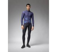 Alé Cycling Men's Pragma Cosmic Long Sleeve Cycling Jersey, Myrtle, M