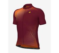 Alé PRAGMA Optical Short Sleeve Jersey Burgundy - XS