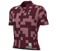 Alé Cycling Men's Pragma Pixel Short Sleeve Cycling Jersey, Light Purple, L