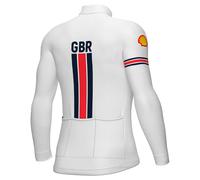 Ale Prime Federazione Britannica Long Sleeve Jersey White M Men M White