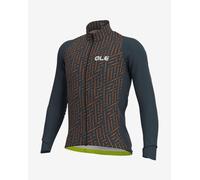 Alé PRR Green Bolt Long Sleeve Jersey Grey Fluorescent Orange - S
