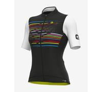 Alé PRS Logo Short Sleeve Jersey Black White Multicolour Women - L