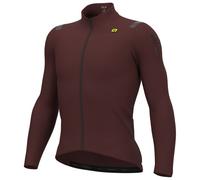 Alé - R-EV1 Warm Race L/S Jersey - Cycling jersey size M, brown