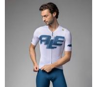 Alé Cycling Men's PR-E Sauvage Cycling Jersey, White, XL