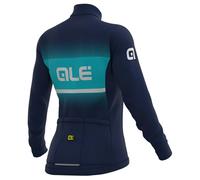 Ale Solid Blend Long Sleeve Jersey L Blue / Turquoise