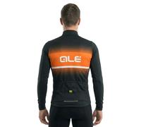 Ale Solid Blend Long Sleeve Jersey S Black / Fluo Orange