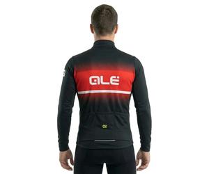 Ale Solid Blend Long Sleeve Jersey S Black / Red