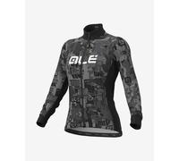 Alé Solid Break Long Sleeve Jersey Black Grey Women - M