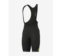 Alé Solid Corsa Bib Shorts Black Yellow - XS